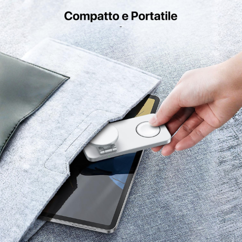 Stazione di Ricarica Wireless Magnetica 3‑in‑1 per Dispositivi Apple