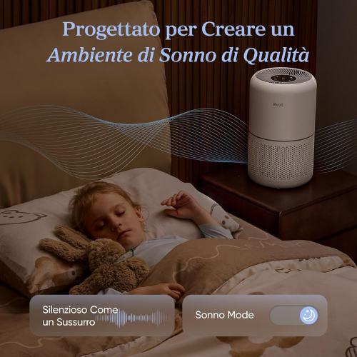 Purificatore d’Aria Compatto per un’Aria più Pulita e Sana