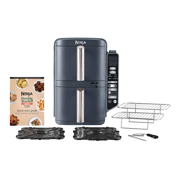 Friggitrice ad aria Ninja Double Stack XL a 2 livelli con sistema di cottura intelligente 9,5 L Cyber Space