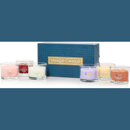 Elegante Set di Candele Profumate – Collezione da 6 Fragranze