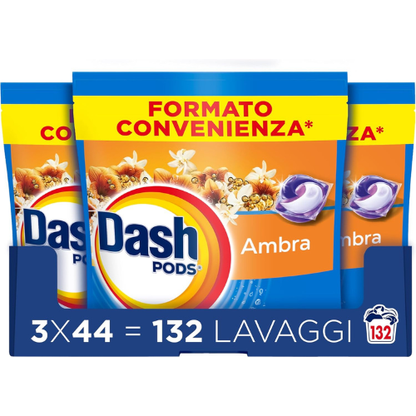 Capsule Lavatrice ad Azione Profonda – 132 Lavaggi (3×44)