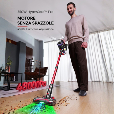 Aspirapolvere Senza Fili ad Alta Potenza – Forte Aspirazione & Lunga Autonomia