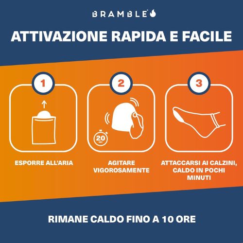 Scaldapiedi Ultra‑Sottili Attivati dall’Aria – Confezione da 40 Coppie