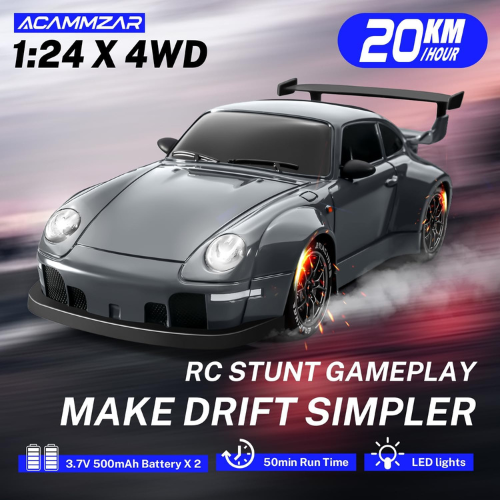 Auto RC Drift ad Alta Velocità per Gare Piene di Azione