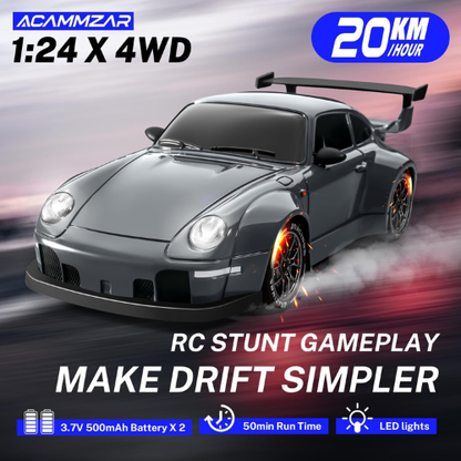 Auto RC Drift ad Alta Velocità per Gare Piene di Azione