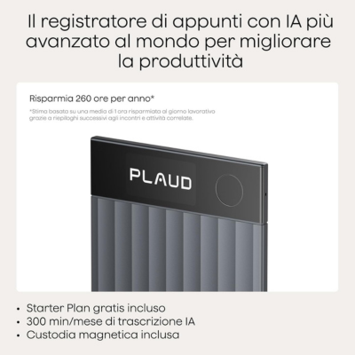 Registratore Vocale Digitale Intelligente con AI – Lunga Durata & Trascrizione Avanzata