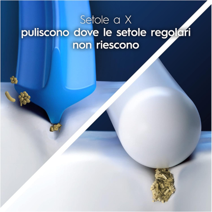 Testine di ricambio per spazzolino elettrico – Confezione da 16