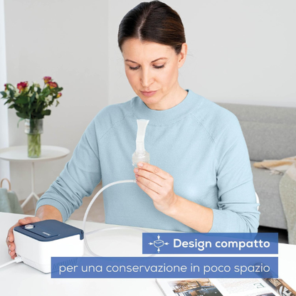 Aerosol a Compressore Compatto per un’Efficace Terapia Respiratoria