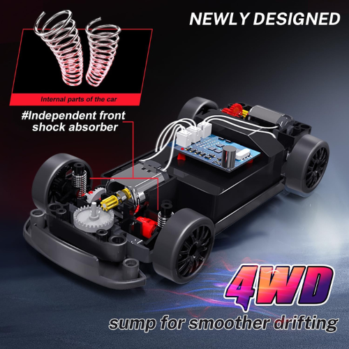 Auto RC Drift ad Alta Velocità per Gare Piene di Azione