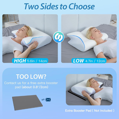 Cuscino Ergonomico in Memory Foam per il Supporto di Collo e Colonna