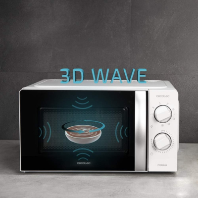 Microonde Compatto con Grill e Riscaldamento 3DWave