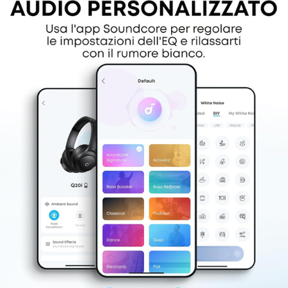 Cuffie Wireless con Cancellazione del Rumore per un’Ascolto Immersivo