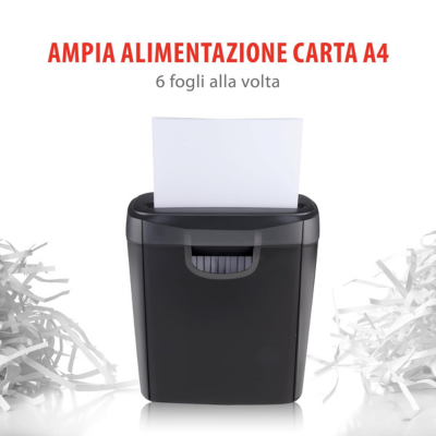 Distruggi‑Documenti Compatto per Casa e Ufficio