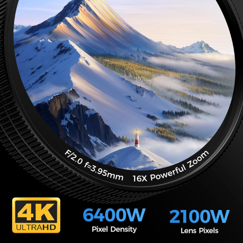 Fotocamera Digitale 4K con Schermo Ribaltabile per Foto e Video Straordinari