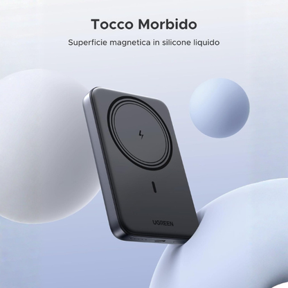 Power Bank Magnetico Wireless – Batteria Portatile 10000mAh a Ricarica Rapida
