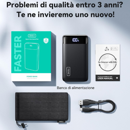 Power Bank Portatile ad Alta Velocità da 20000mAh