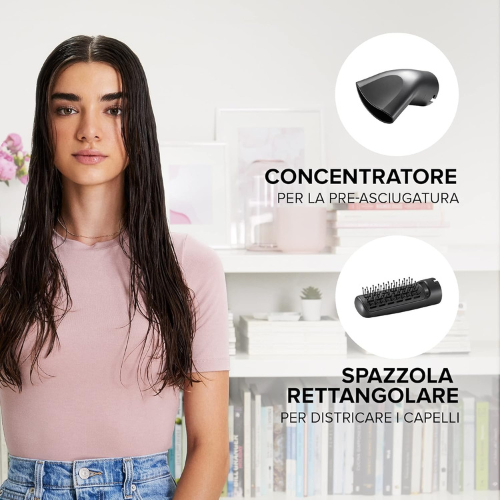 Spazzola Modellante 5‑in‑1 per Uno Styling Facile e Versatile