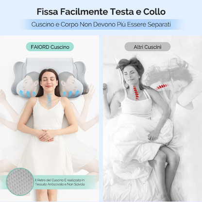 Cuscino Ergonomico per il Collo per un Sonno Riposante