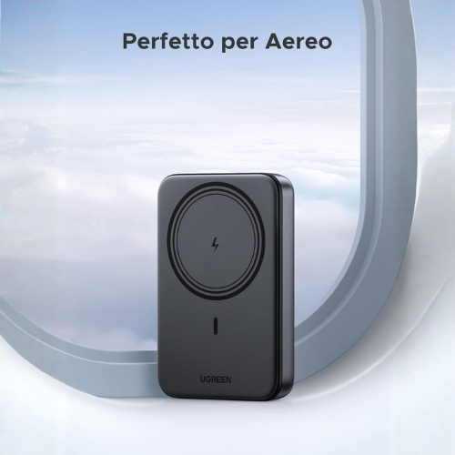 Power Bank Magnetico Wireless – Batteria Portatile 10000mAh a Ricarica Rapida