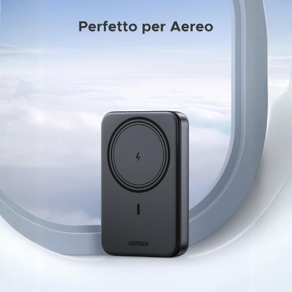 Power Bank Magnetico Wireless – Batteria Portatile 10000mAh a Ricarica Rapida