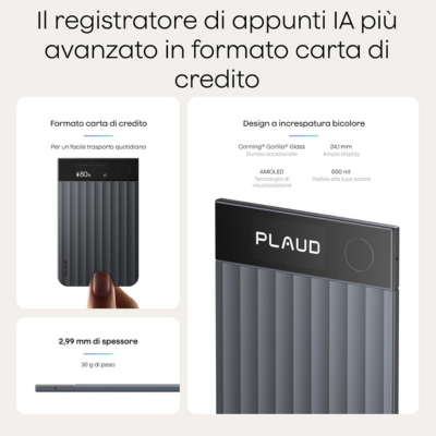 Registratore Vocale Digitale Intelligente con AI – Lunga Durata & Trascrizione Avanzata