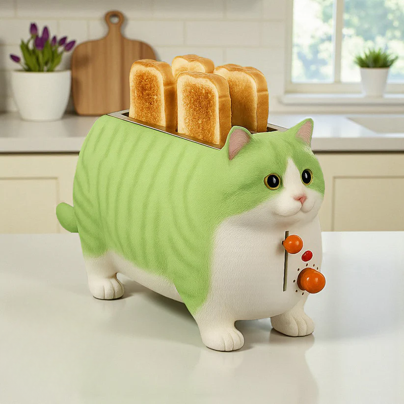 Tostapane KittyToast: una colazione che fa le fusa!