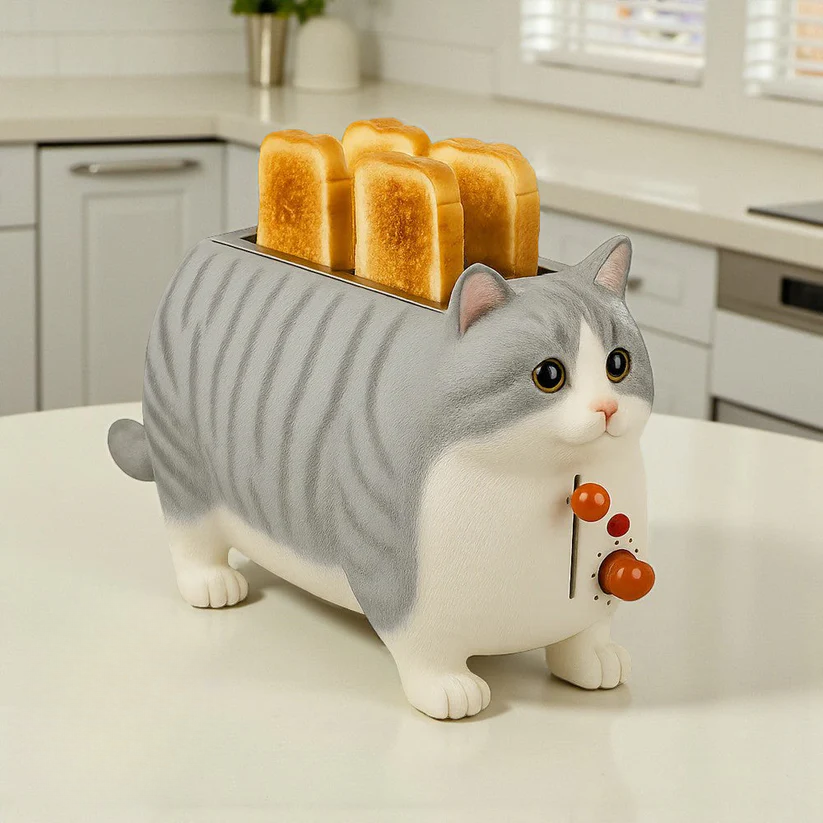 Tostapane KittyToast: una colazione che fa le fusa!