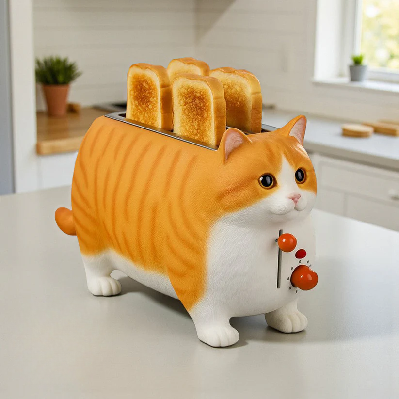 Tostapane KittyToast: una colazione che fa le fusa!
