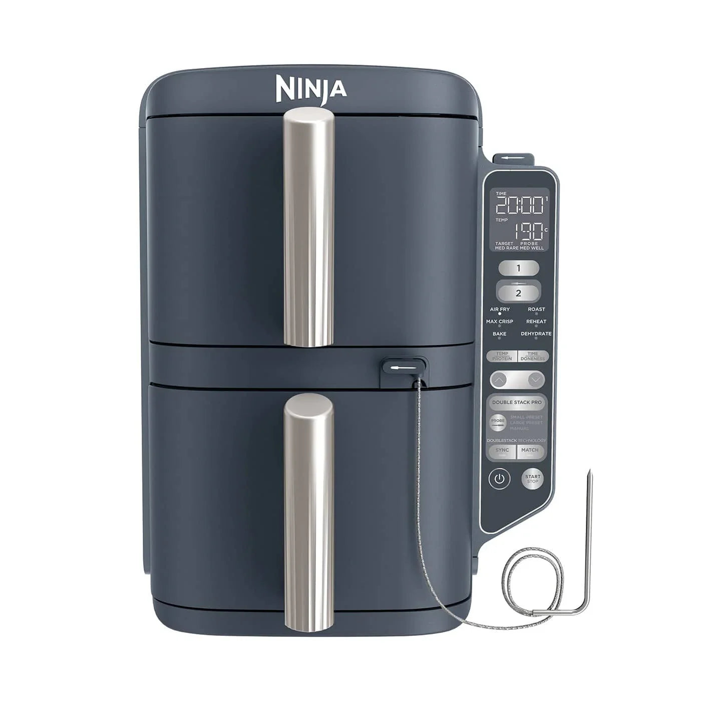 Friggitrice ad aria Ninja Double Stack XL a 2 livelli con sistema di cottura intelligente 9,5 L Cyber Space