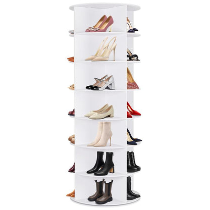 Lumen: Scaffale rotante a 360° per scarpe