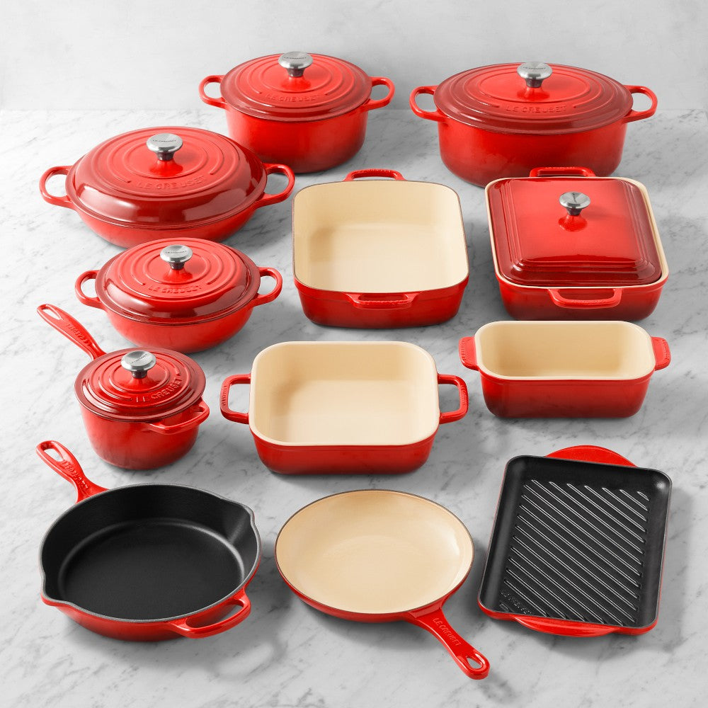 Le Creuset Set completo di pentole (18 pezzi)
