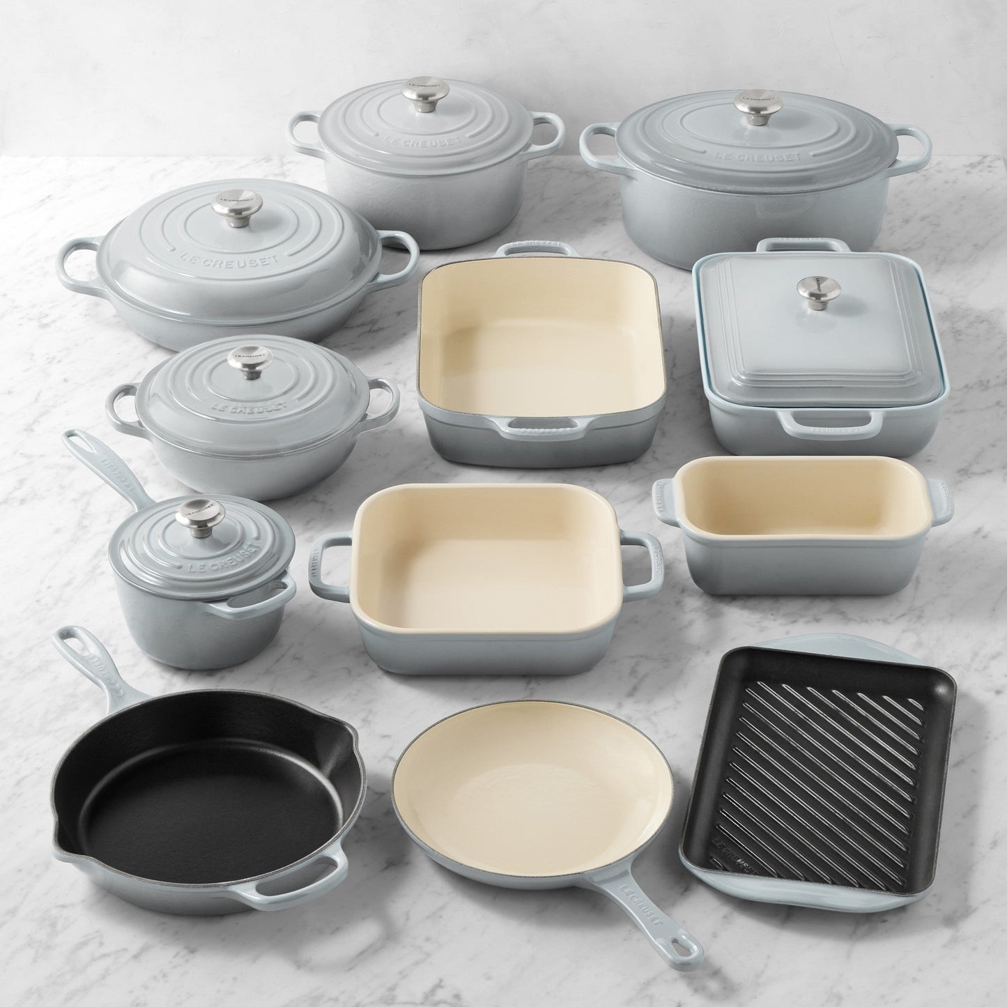 Le Creuset Set completo di pentole (18 pezzi)