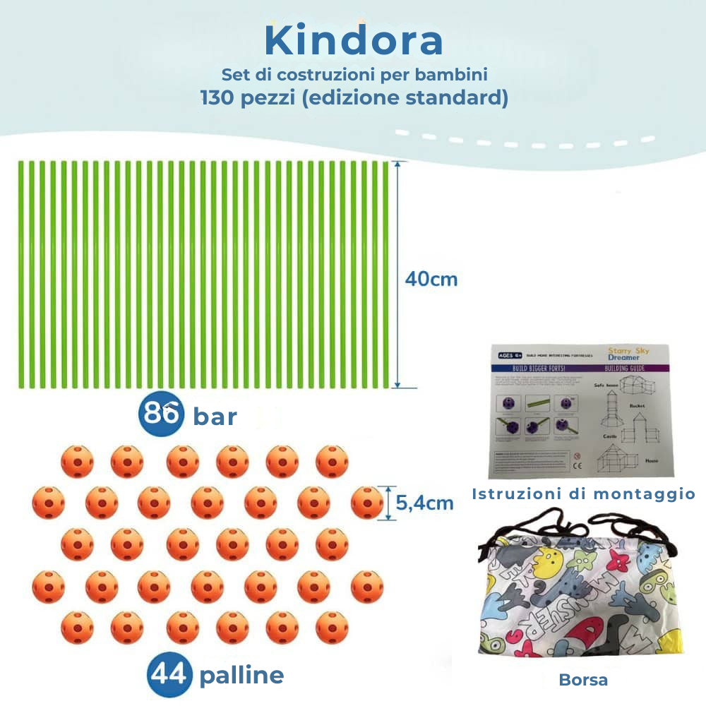 Set da costruzione avventura per bambini