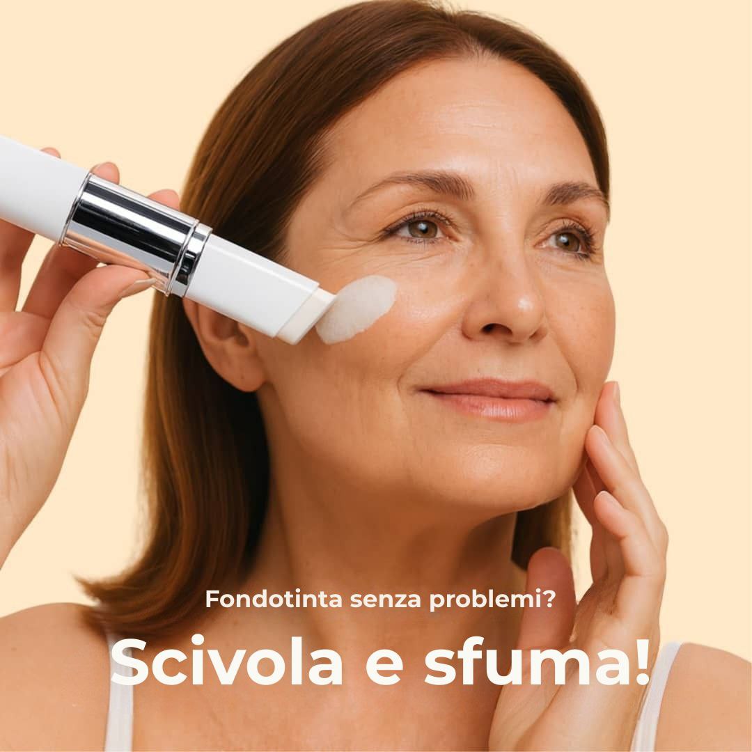 Fondotinta 2 in 1 con pennello integrato