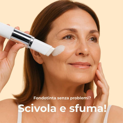 Fondotinta 2 in 1 con pennello integrato