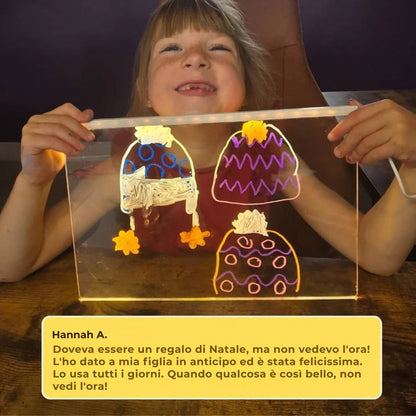 Lavagna LED per bambini