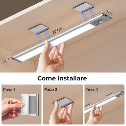 GlowLine - Luce a basso consumo energetico che si accende solo quando serve