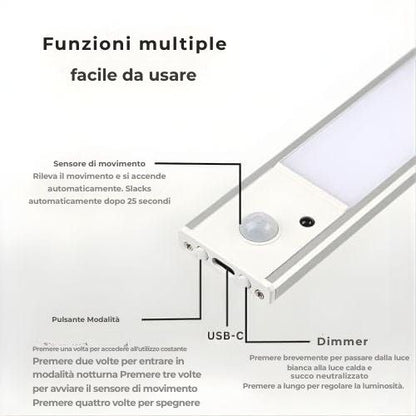 GlowLine - Luce a basso consumo energetico che si accende solo quando serve