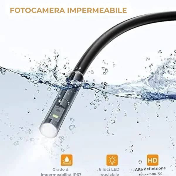 ENDUCAM | Endoscopio impermeabile ultrasottile
