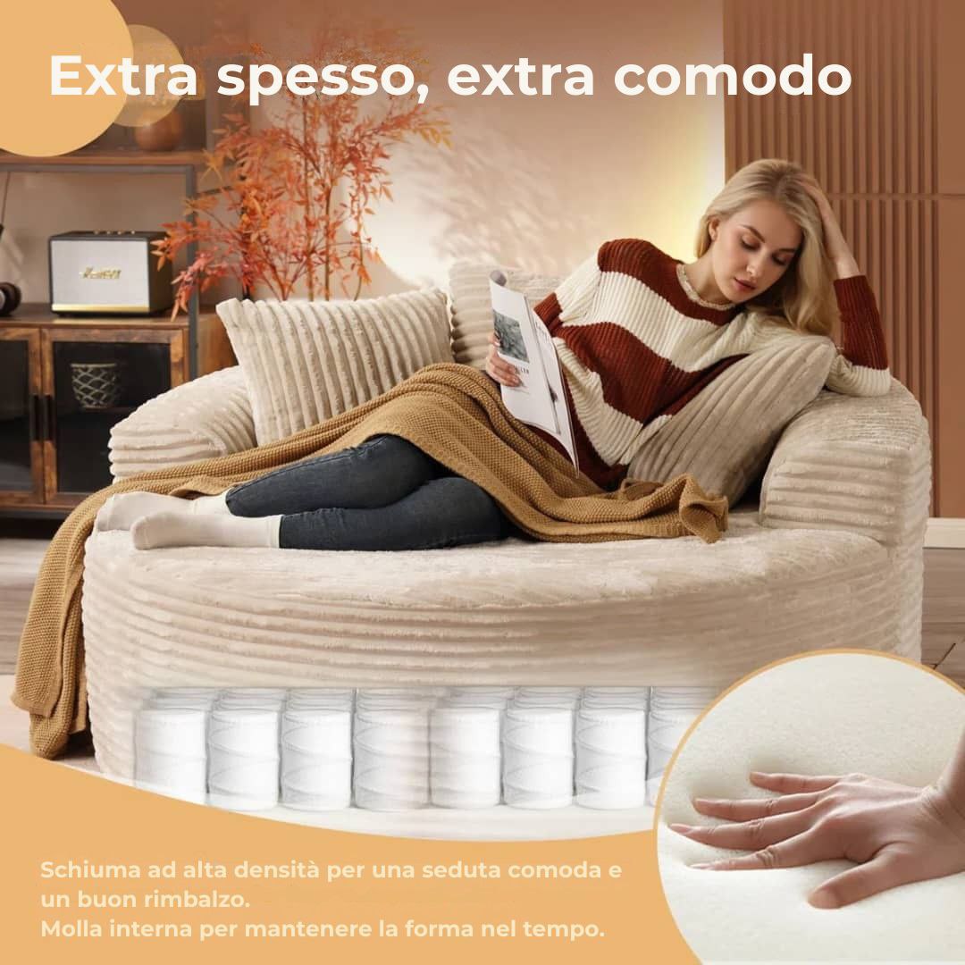 Lumen: Sedia rotonda in schiuma
