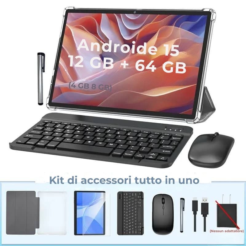 Lumen Tablet 2 in 1 con tastiera e mouse