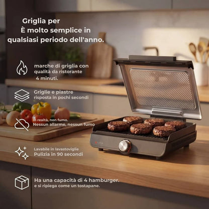 Griglia e piastra da interno